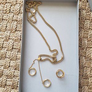 Chloe Necklace and MidRing
